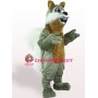 Dark Silver Squirrel Mascot Costume