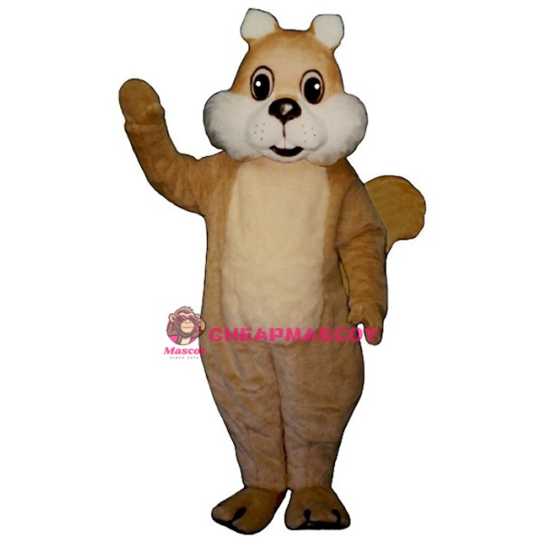 Chubby Squirrel Mascot Costume