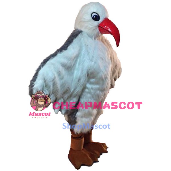 Red Mouth Seagull Mascot Costume