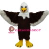 Brown Eagle Long Wool Mascot Costume