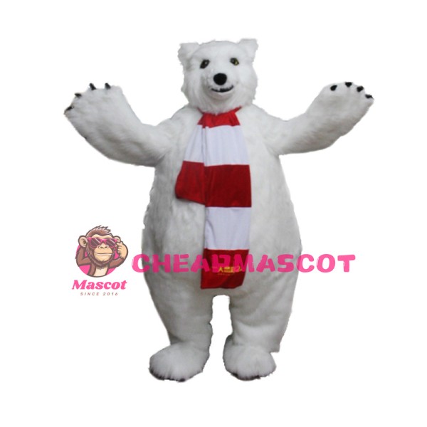 Polar Bear Mascot Costume