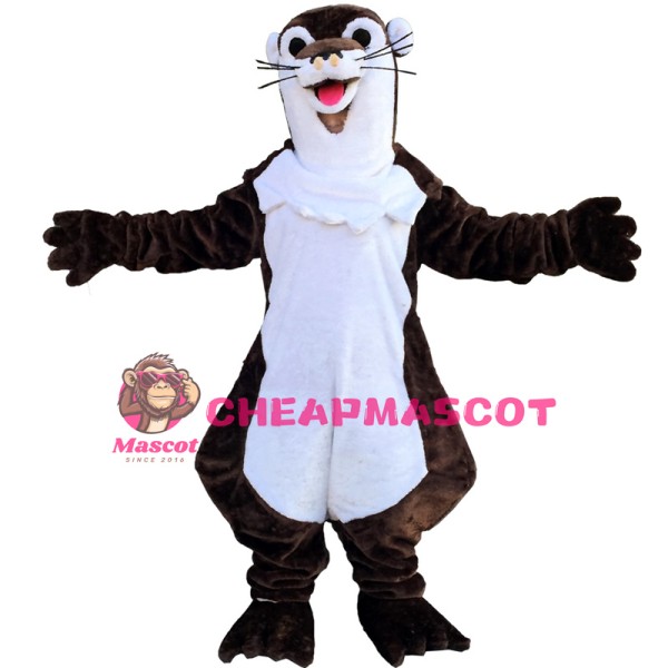 Cute Otter Mascot Costume