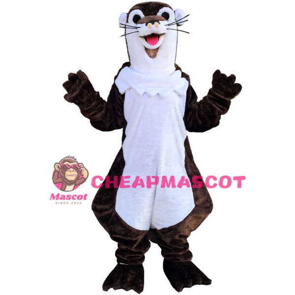 Cute Otter Mascot Costume