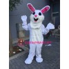 White Easter Bunny Mascot Costume