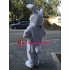 White Easter Bunny Mascot Costume