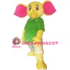 Yellow Elephant Mascot Costume