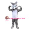Gray Wolf Mascot Costume
