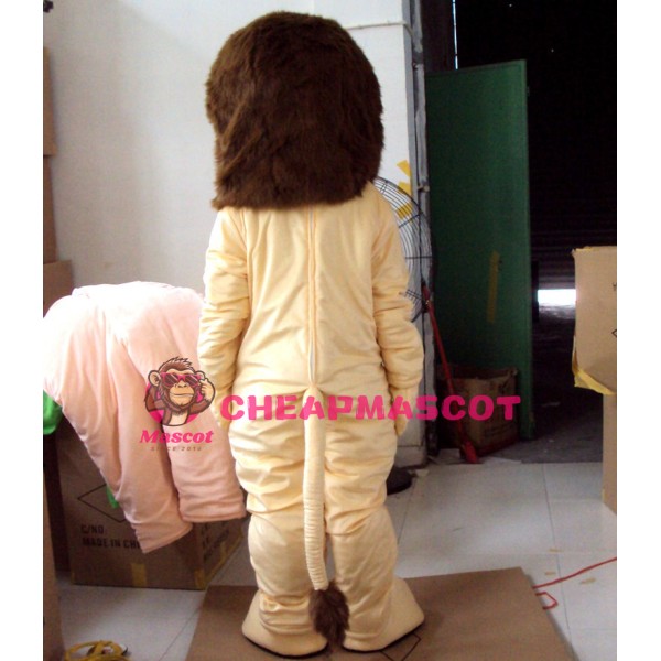 Cartoon Lion Mascot Costume