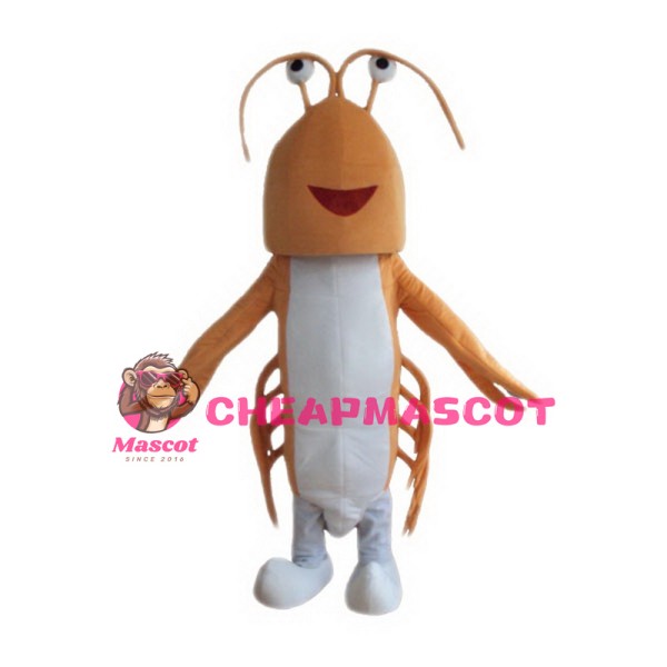 Orange Lobster Mascot Costume