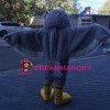 Gray Long-Haired Owl Mascot Costume