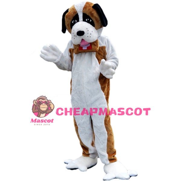 St. Bernard Dog Doctor Dog Mascot Costume