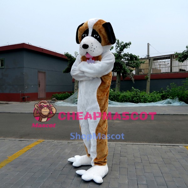 St. Bernard Dog Doctor Dog Mascot Costume