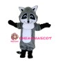 Cute Gray Raccoon Mascot Costume