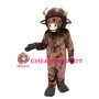 Brown Buffalo Mascot Costume