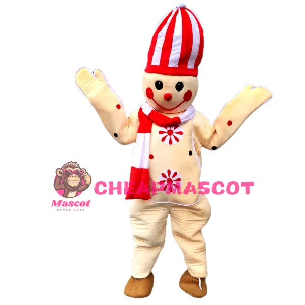 Cute Snowman Mascot Costume For Chirstmas