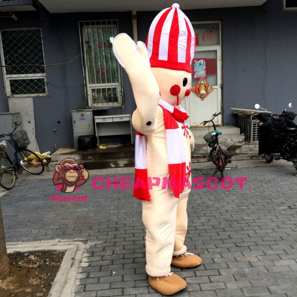 Cute Snowman Mascot Costume For Chirstmas