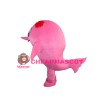 Cute Pink Dolphin Mascot Costume
