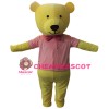 Yellow Bear Mascot Costume