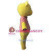 Yellow Bear Mascot Costume