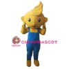 Long Hair Boy Mascot Costumes Cosplay 