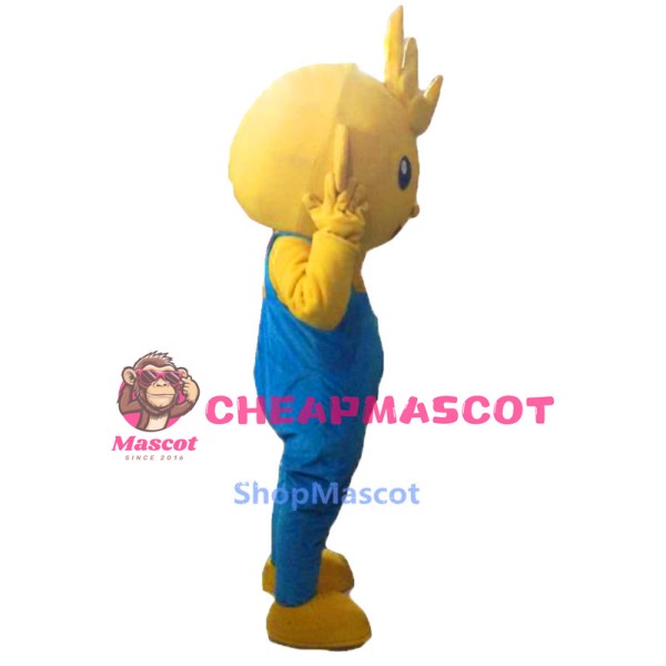 Long Hair Boy Mascot Costumes Cosplay 