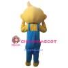 Long Hair Boy Mascot Costumes Cosplay 
