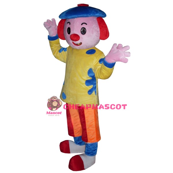 Cute Clown Mascot Costume Cartoon Costumes