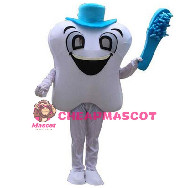Teeth and Toothbrushes Mascot Costumes