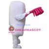 Red Teeth and Toothbrushes Mascot Costumes