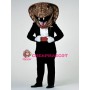 Gentleman Cobra Snake Mascot Costume