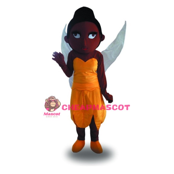 Professional Brown Hair Girl Mascot Costume