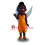 Professional Brown Hair Girl Mascot Costume