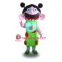 Big Mouth Girl Beautiful Girl Mascot Costume