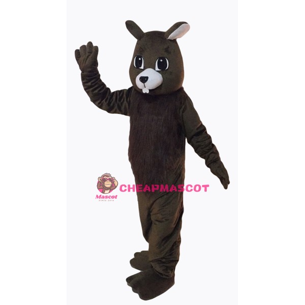 Brown Squirrel Mascot Costume