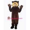 Brown Grizzly Bear Flexible Mascot Costume