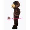 Brown Grizzly Bear Flexible Mascot Costume