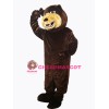 Brown Grizzly Bear Flexible Mascot Costume