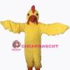 Yellow Realistic Chicken Mascot Costume 