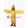 Yellow Realistic Chicken Mascot Costume 